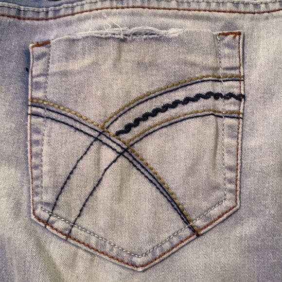 Bee & Ceci L.A. Distressed Patchwork Jeans Size 11( junior) - Picture 11 of 13